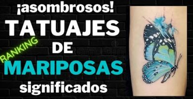 Tatuajes de enredaderas con mariposas: belleza natural en la piel