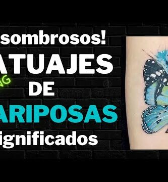 Tatuajes de mariposas y enredaderas: diseños delicados y encantadores